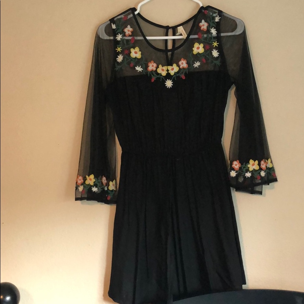 Dress with flowers